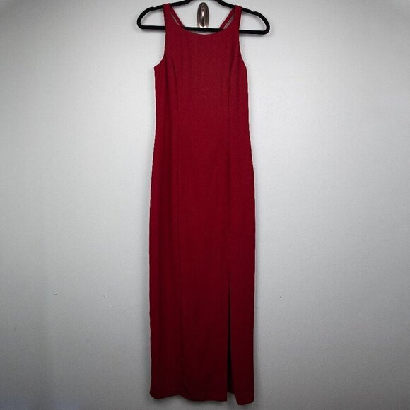 Rampage Dresses & Skirts - Vintage Rampage red sheath maxi dress-3